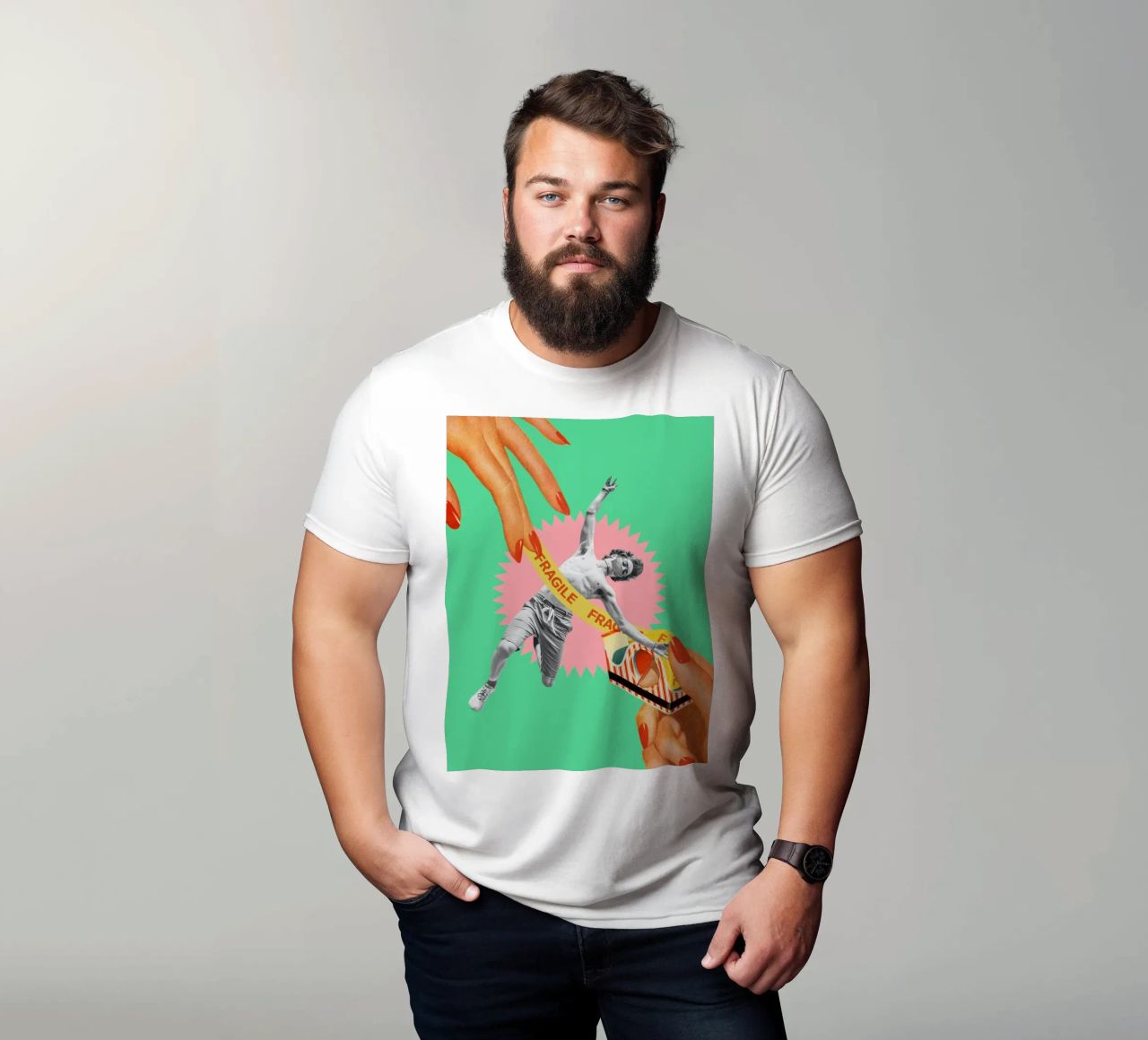 Fragile Masculinity t-shirt da MsGonzalez