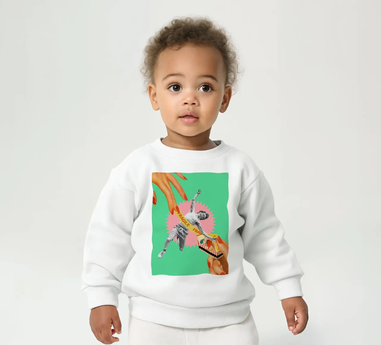 Fragile Masculinity sweat pour bébé de MsGonzalez
