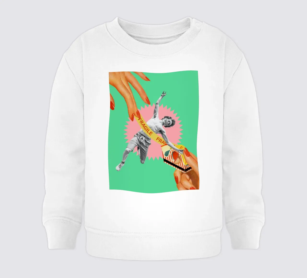 Fragile Masculinity sudadera de bebé de MsGonzalez