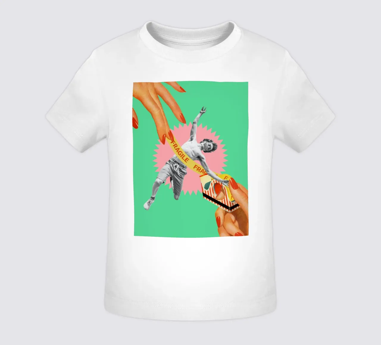Fragile Masculinity camiseta de bebé de MsGonzalez