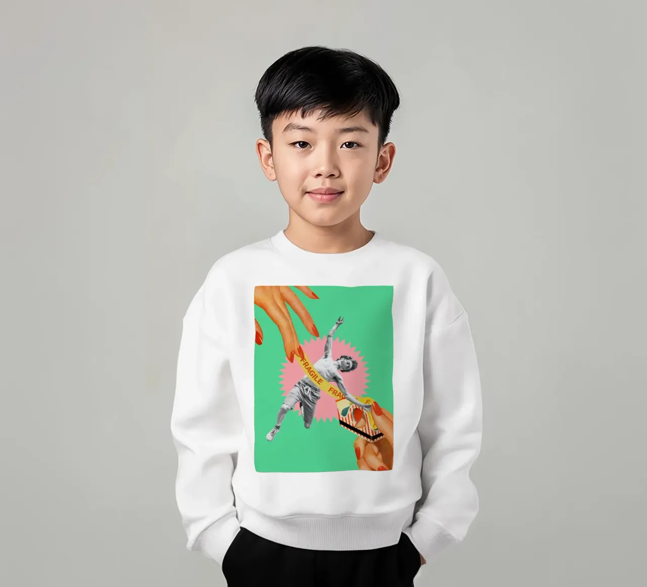 Fragile Masculinity sudadera para niño de MsGonzalez