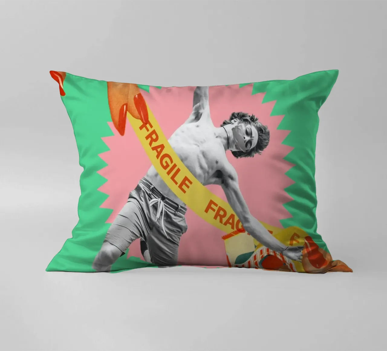 Fragile Masculinity cuscino da MsGonzalez