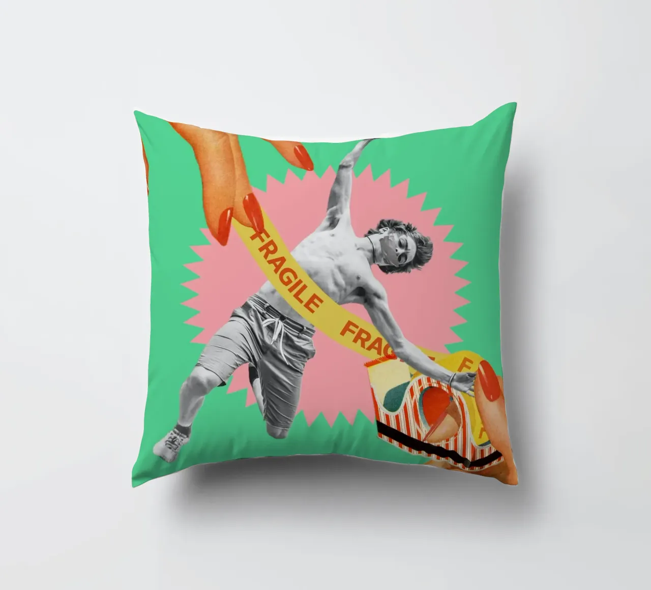 Fragile Masculinity cuscino da MsGonzalez