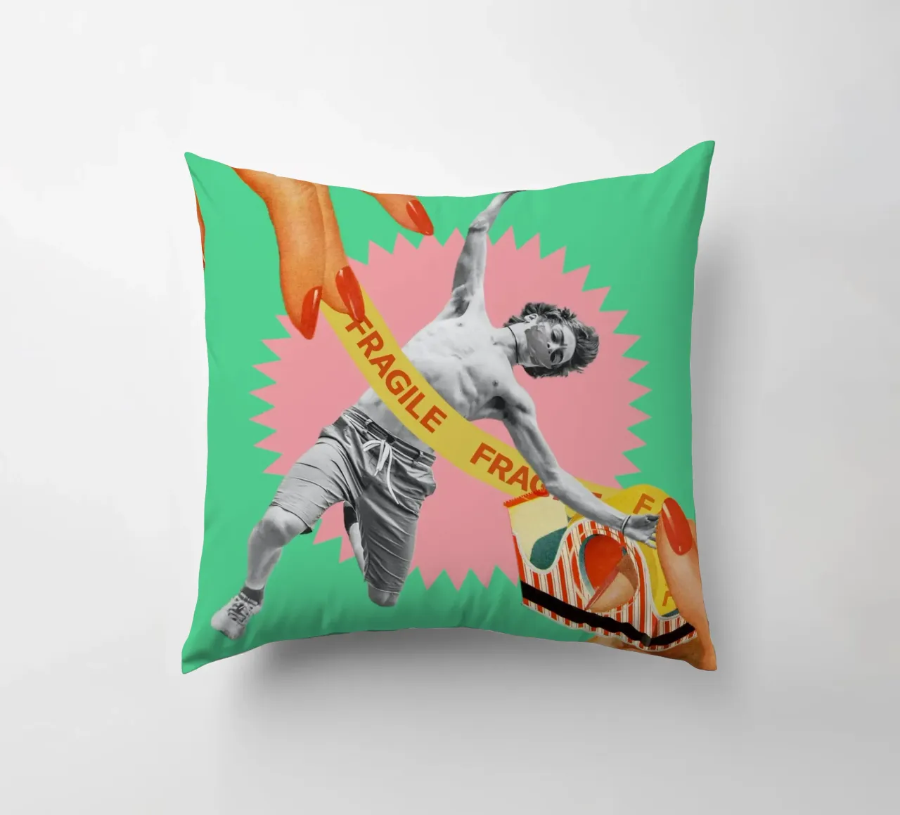 Fragile Masculinity cuscino da MsGonzalez