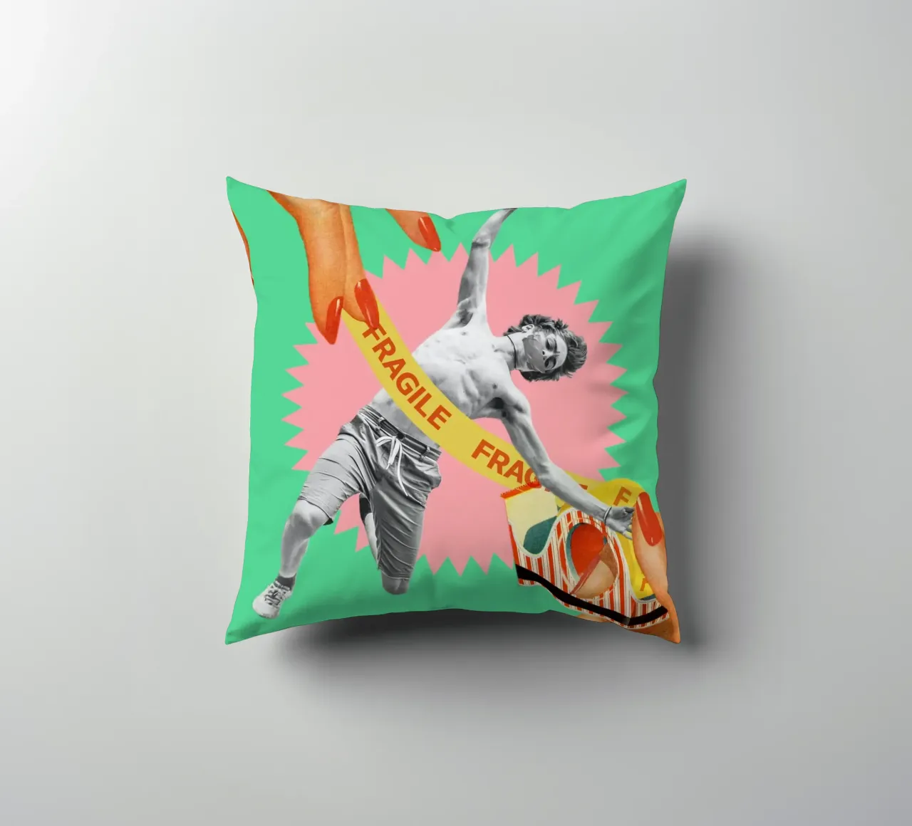 Fragile Masculinity cuscino da MsGonzalez