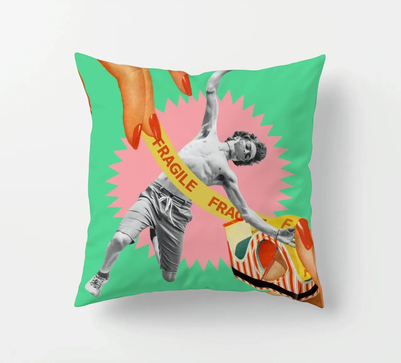 Fragile Masculinity cuscino da MsGonzalez