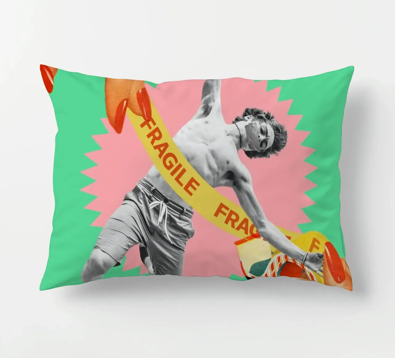 Fragile Masculinity cuscino da MsGonzalez