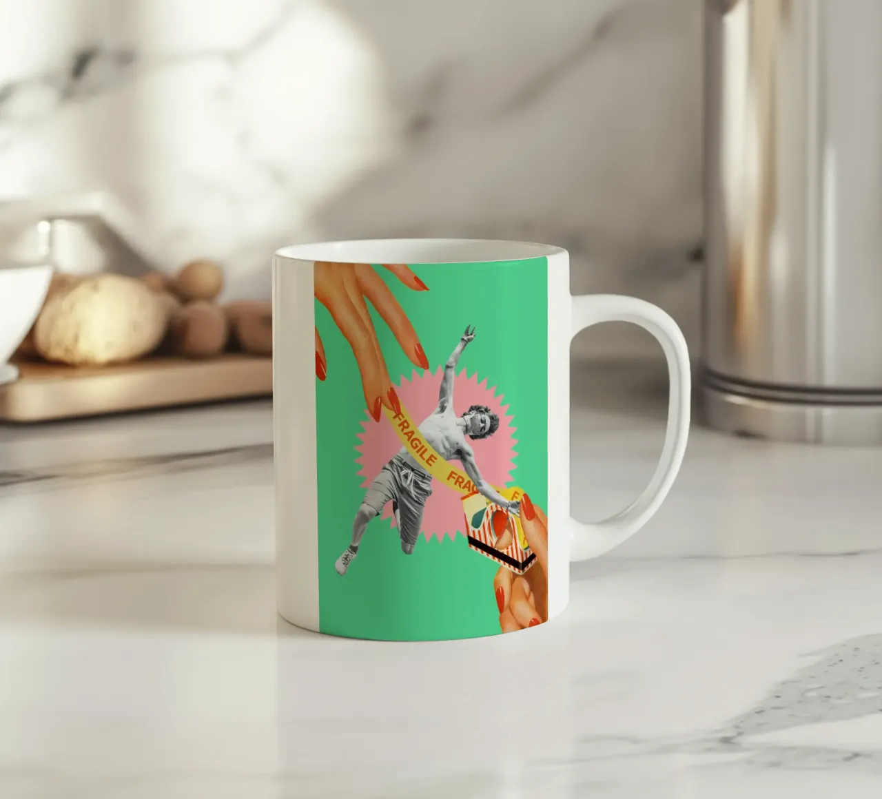Fragile Masculinity mug en céramique de MsGonzalez