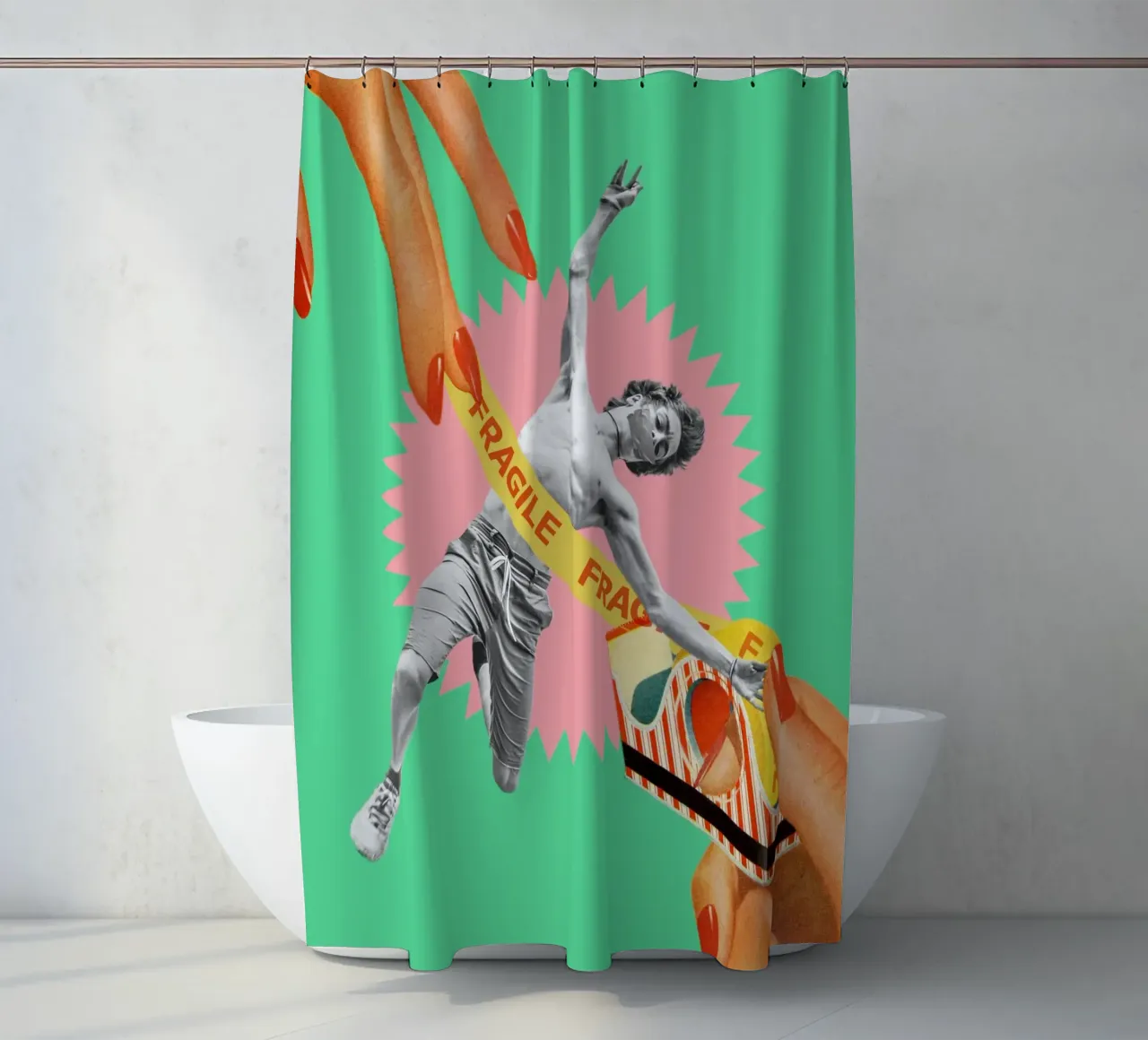 Fragile tenda da doccia da MsGonzalez