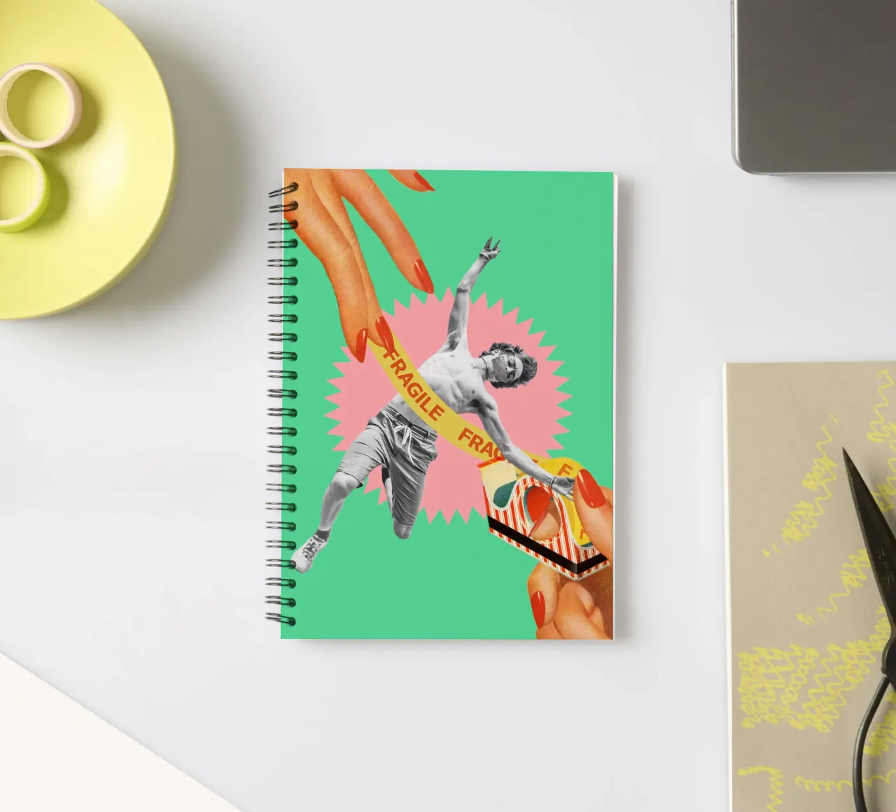 Fragile Masculinity spiral notebook by MsGonzalez