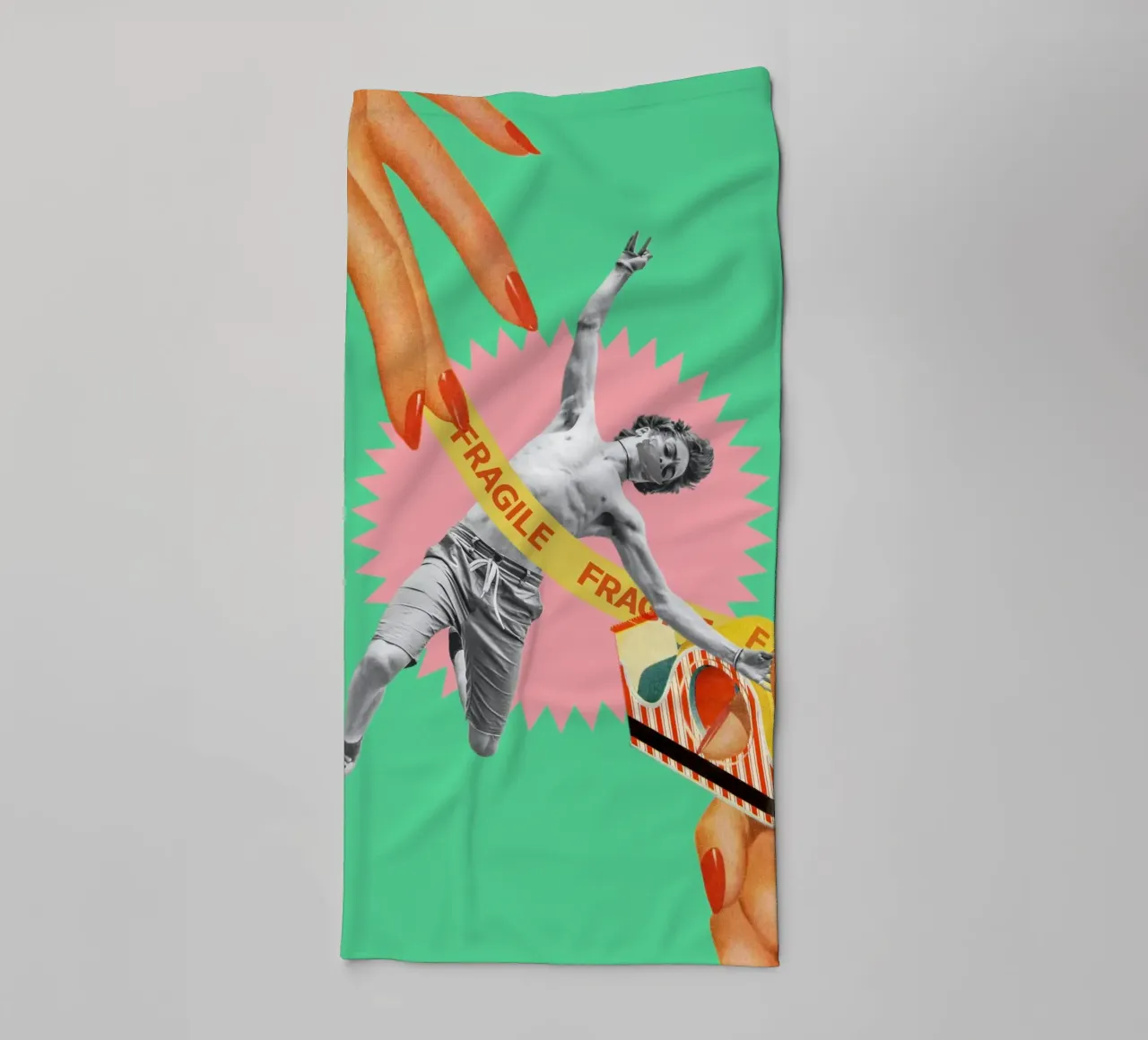 Fragile towel by MsGonzalez