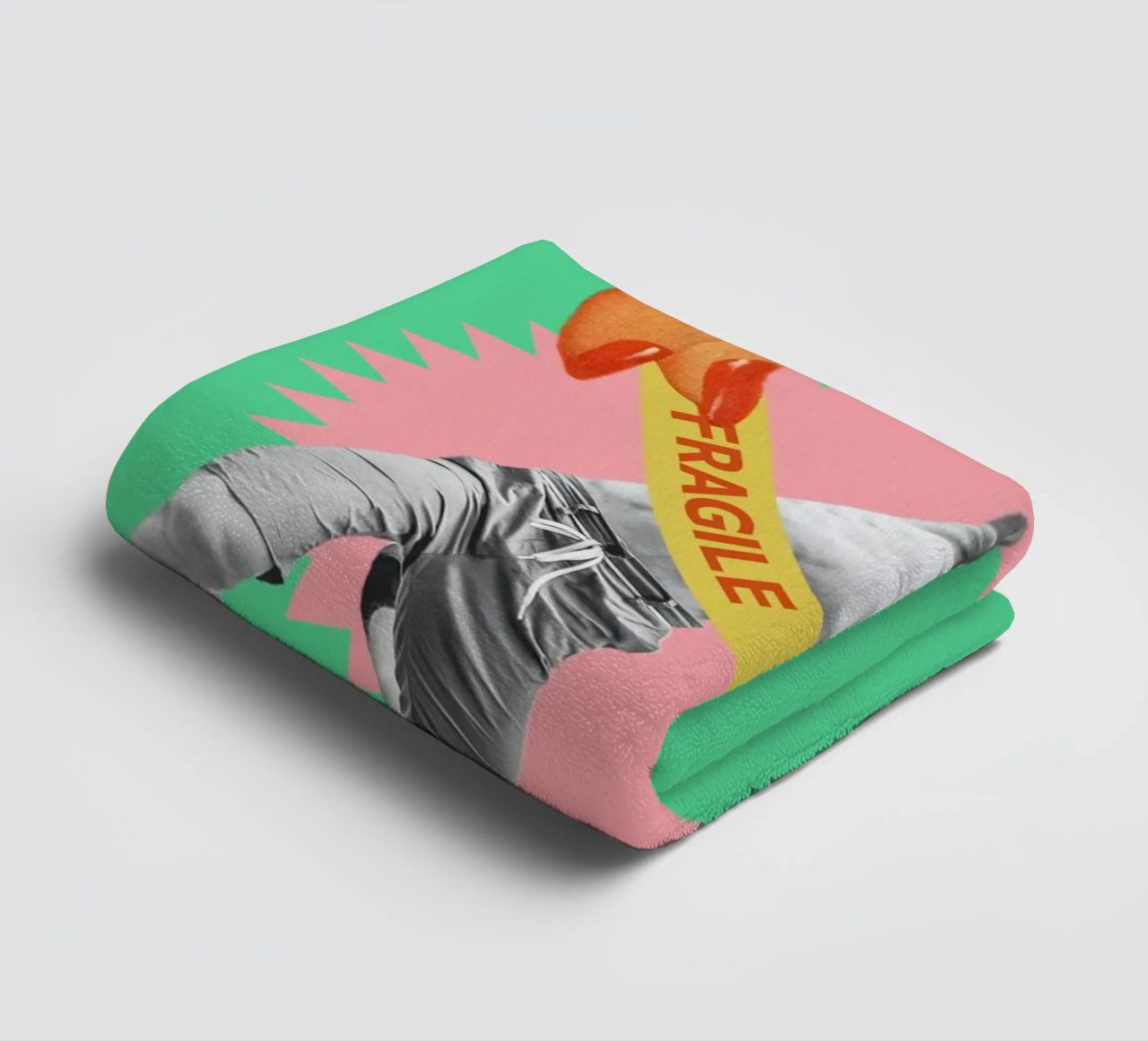 Fragile Masculinity towel by MsGonzalez