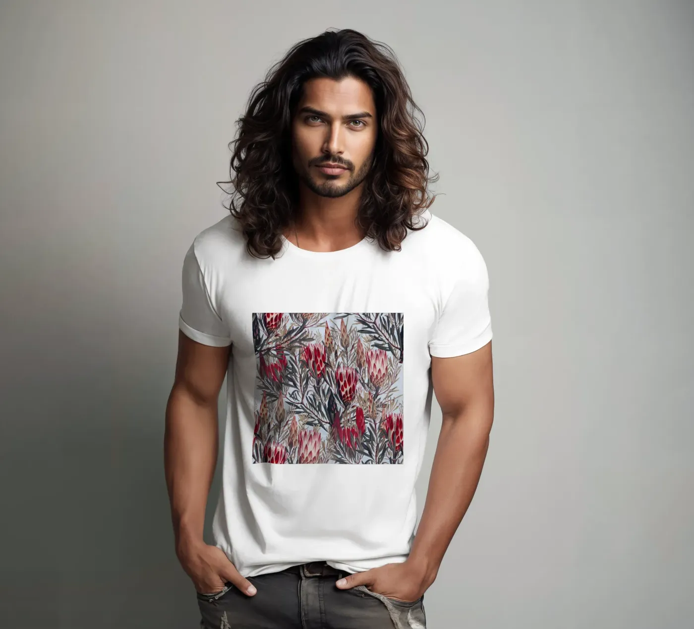 Protea Pattern II t-shirt da burcukorkmazyurek