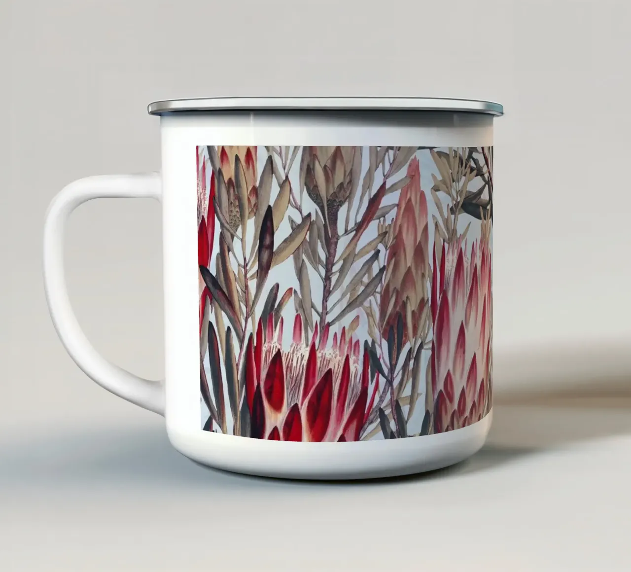 Protea Pattern II tazza in smalto da burcukorkmazyurek