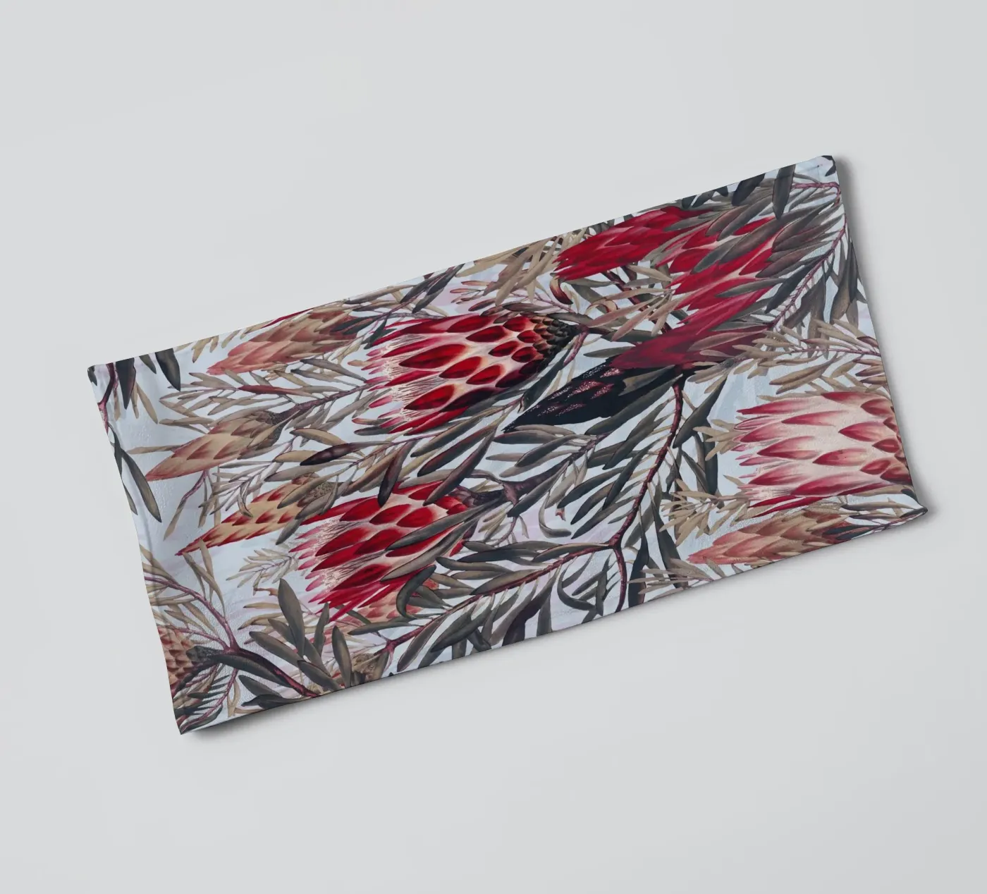 Protea Pattern II towel by burcukorkmazyurek