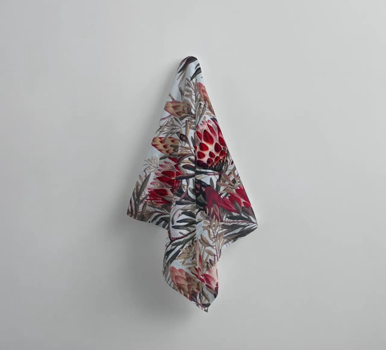 Protea Pattern II towel by burcukorkmazyurek