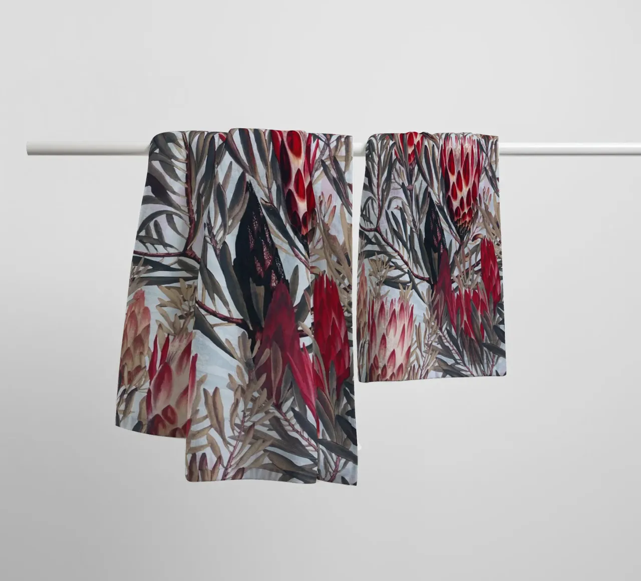 Protea Pattern II towel by burcukorkmazyurek