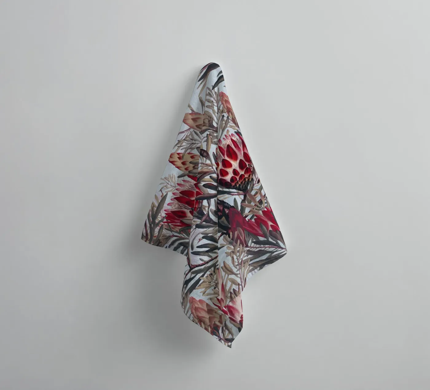 Protea Pattern II towel by burcukorkmazyurek