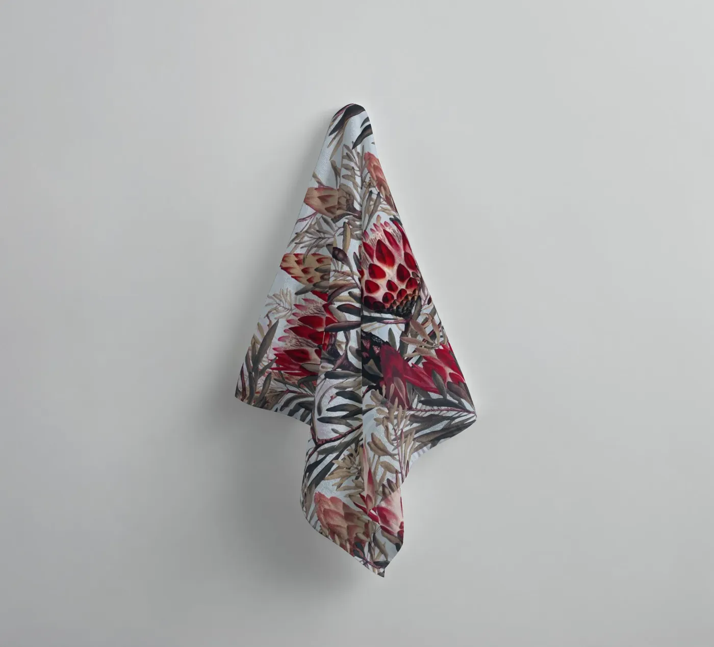 Protea Pattern II towel by burcukorkmazyurek