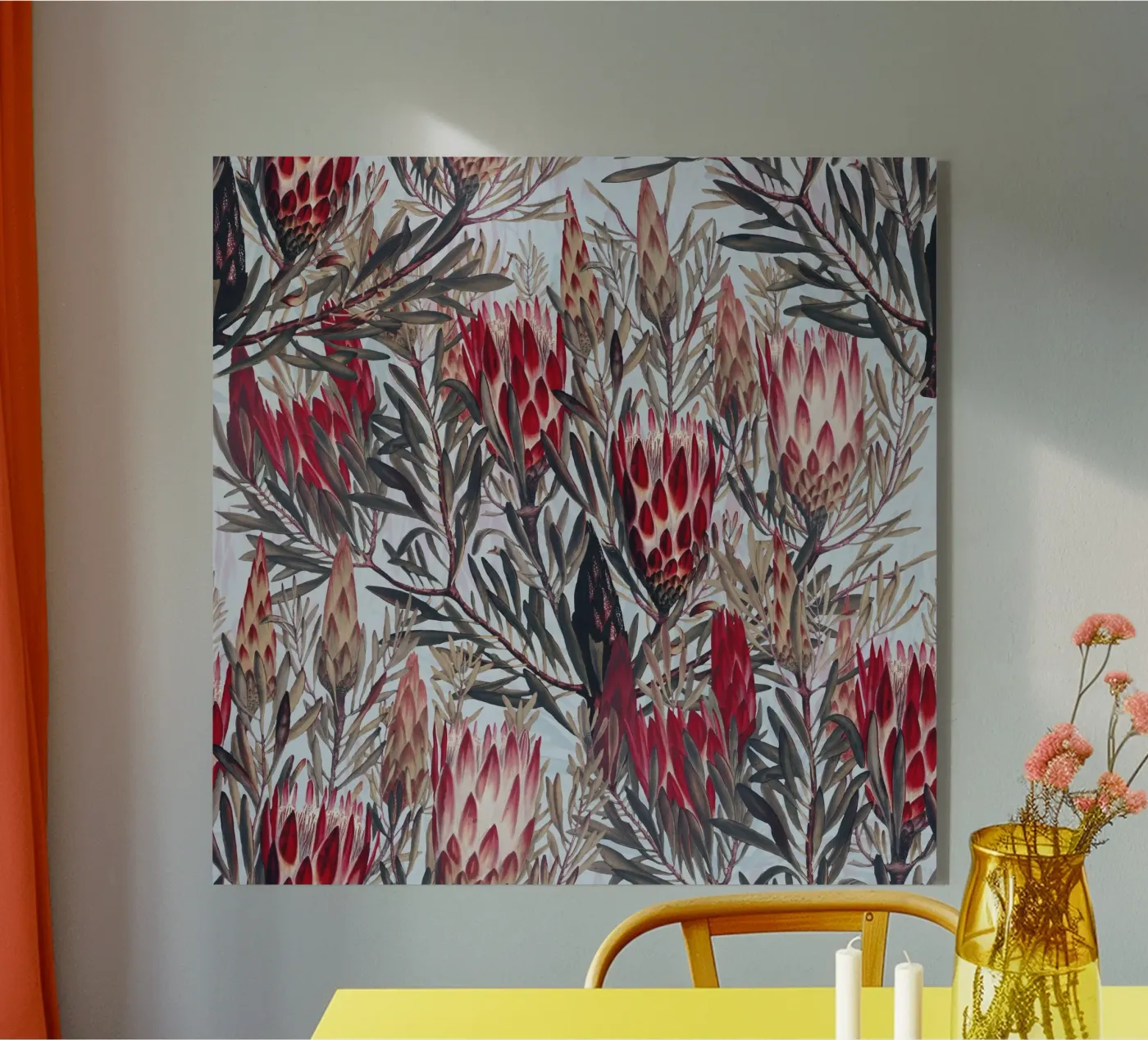 Protea Pattern II plexiglass da burcukorkmazyurek