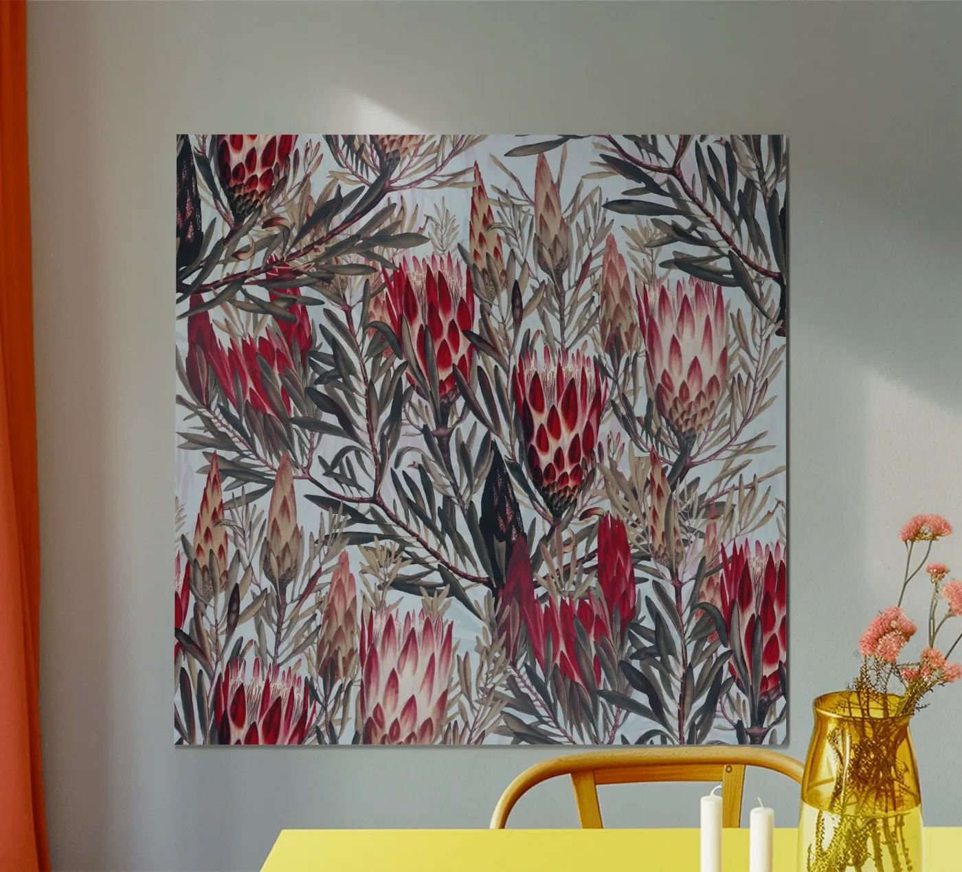 Protea Pattern II poster da burcukorkmazyurek