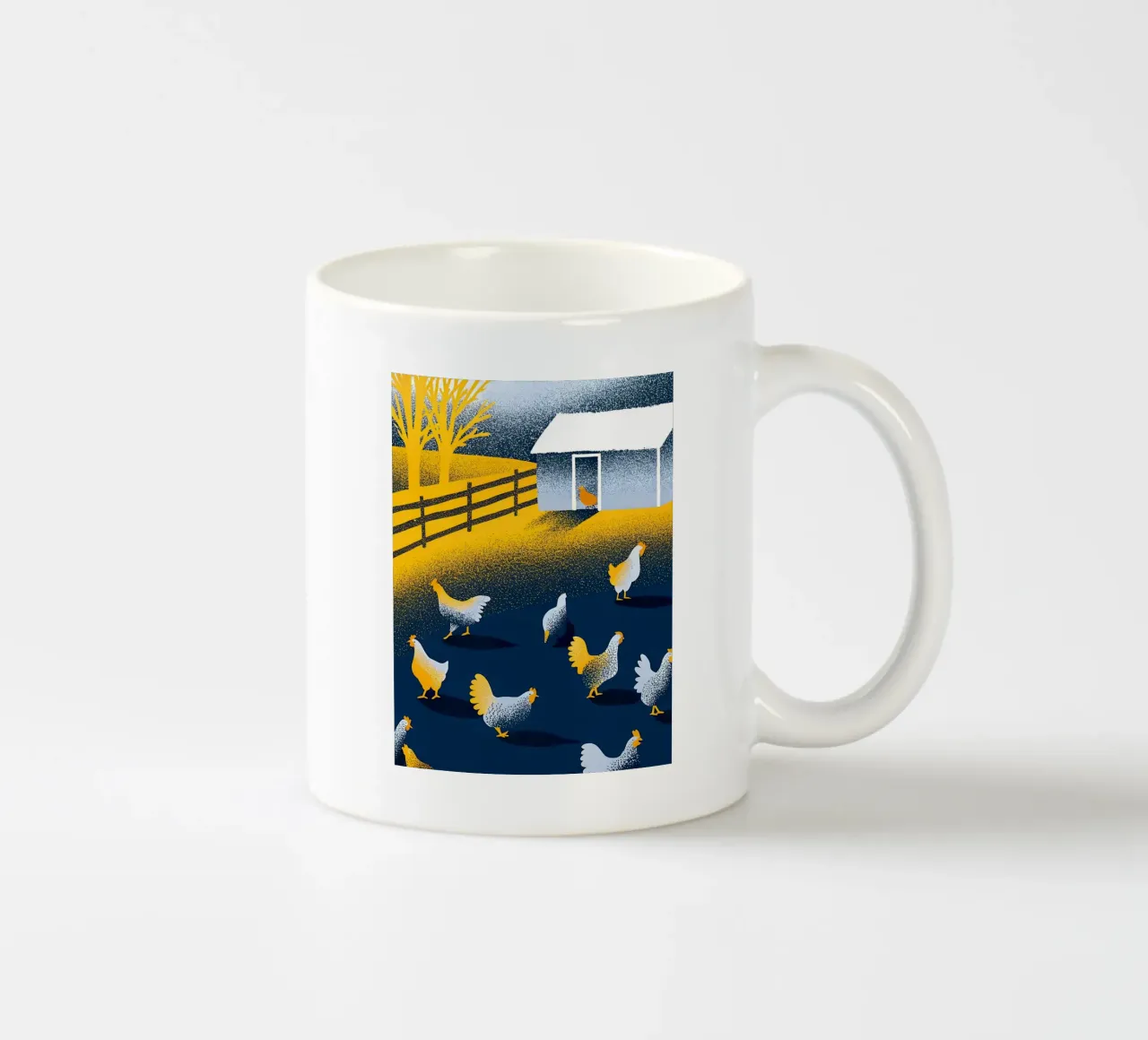 Nuotare con le anatre tazza in ceramica da SOUL SHOP
