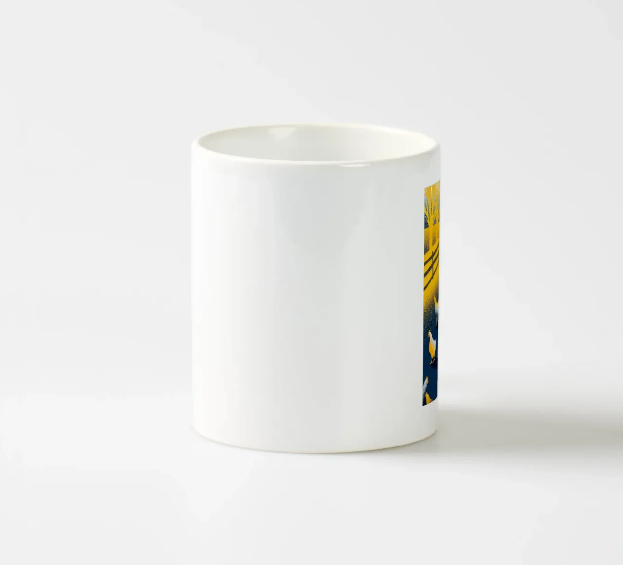 Nuotare con le anatre tazza in ceramica da SOUL SHOP