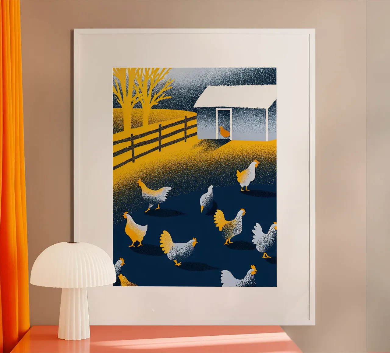 Nuotare con le anatre poster da SOUL SHOP