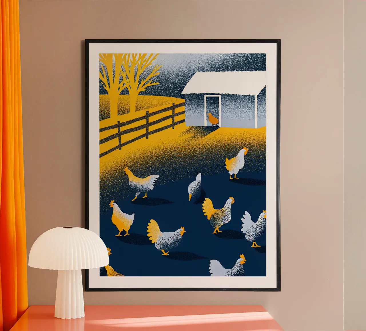 Nuotare con le anatre poster da SOUL SHOP