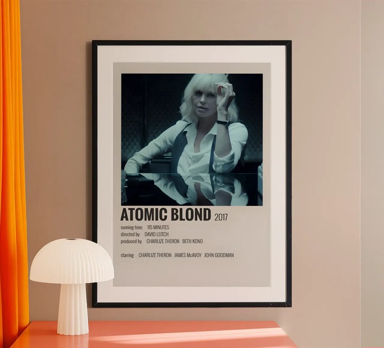 ATOMIC BLOND 2017 poster da MVFminimalist