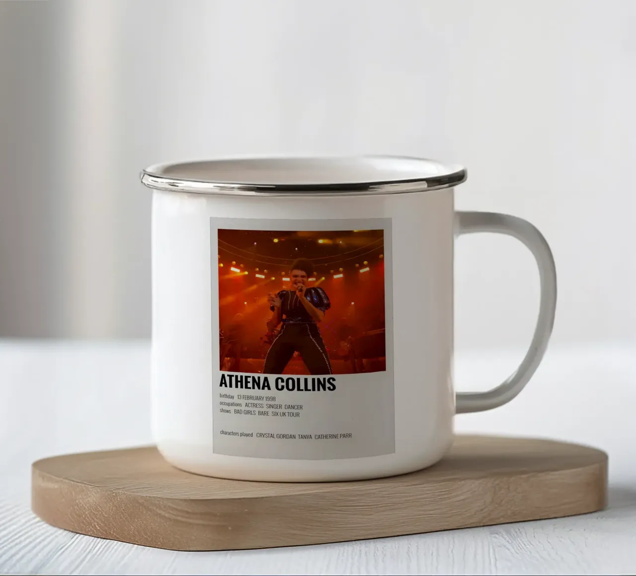 ATHENA COLLINS tazza in smalto da MVFminimalist