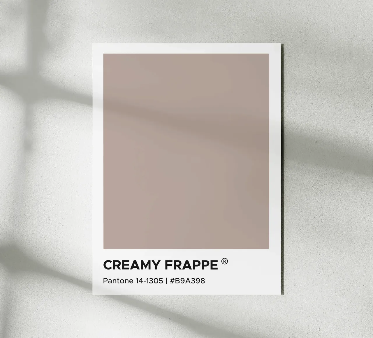 Frappé cremoso alluminio dibond da Paigaam Studio
