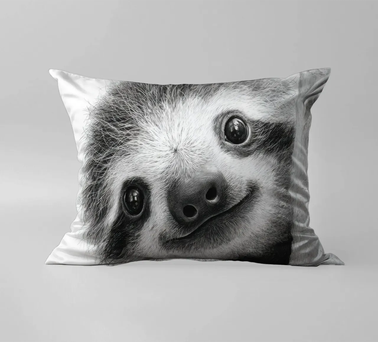 Disegno in bianco e nero Faulzier per bambini cuscino da SlothStella