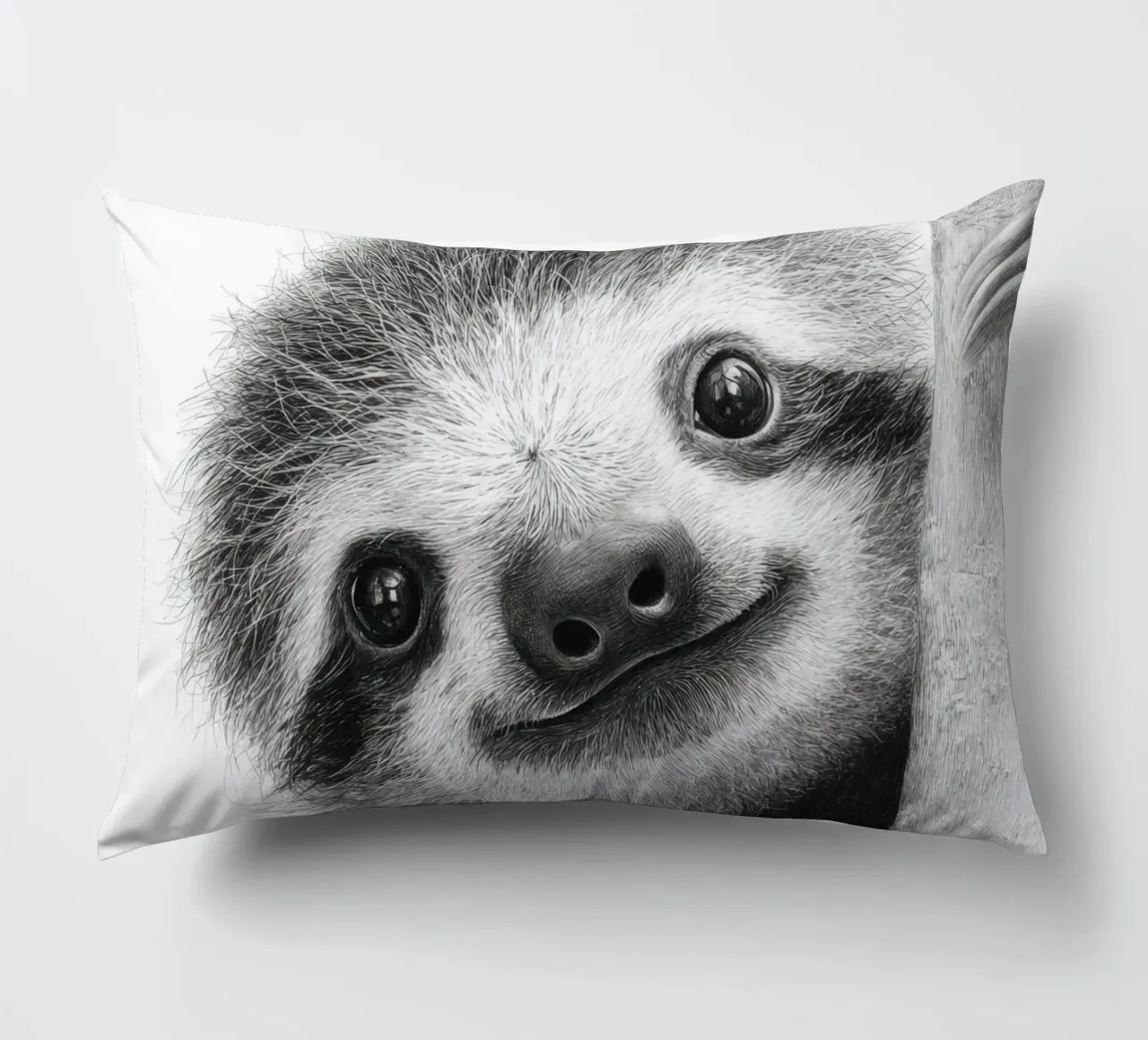 Disegno in bianco e nero Faulzier per bambini cuscino da SlothStella
