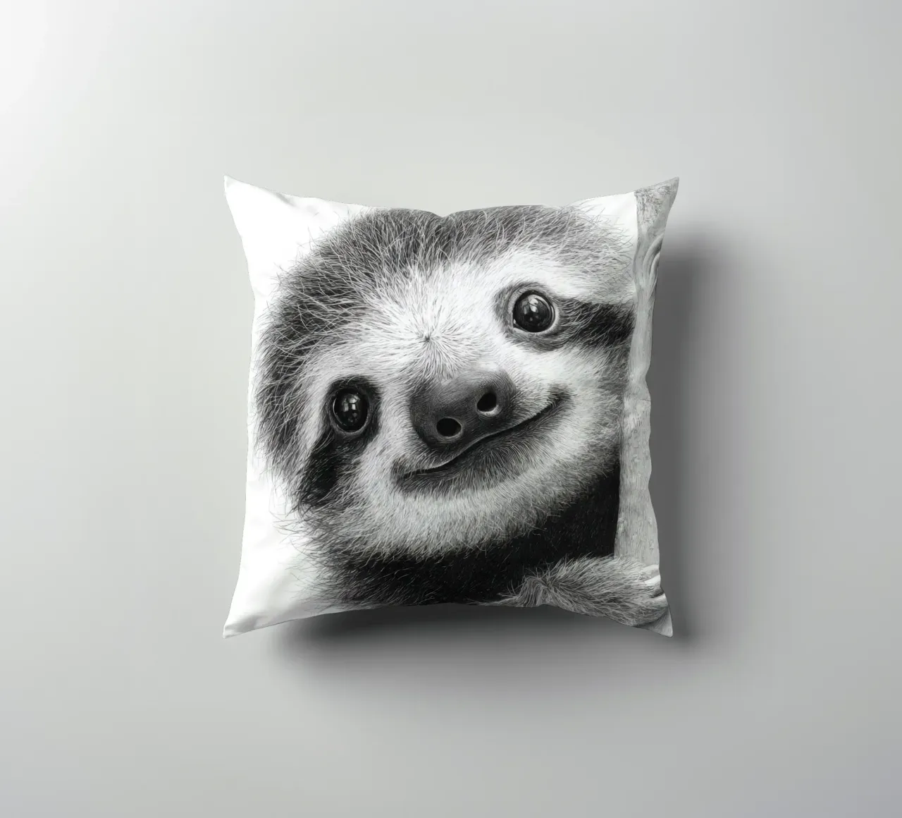 Disegno in bianco e nero Faulzier per bambini cuscino da SlothStella