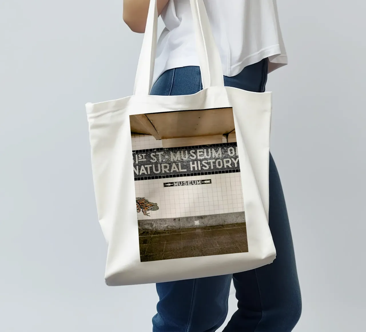New York no.9 borsa in juta da Froilein Juno