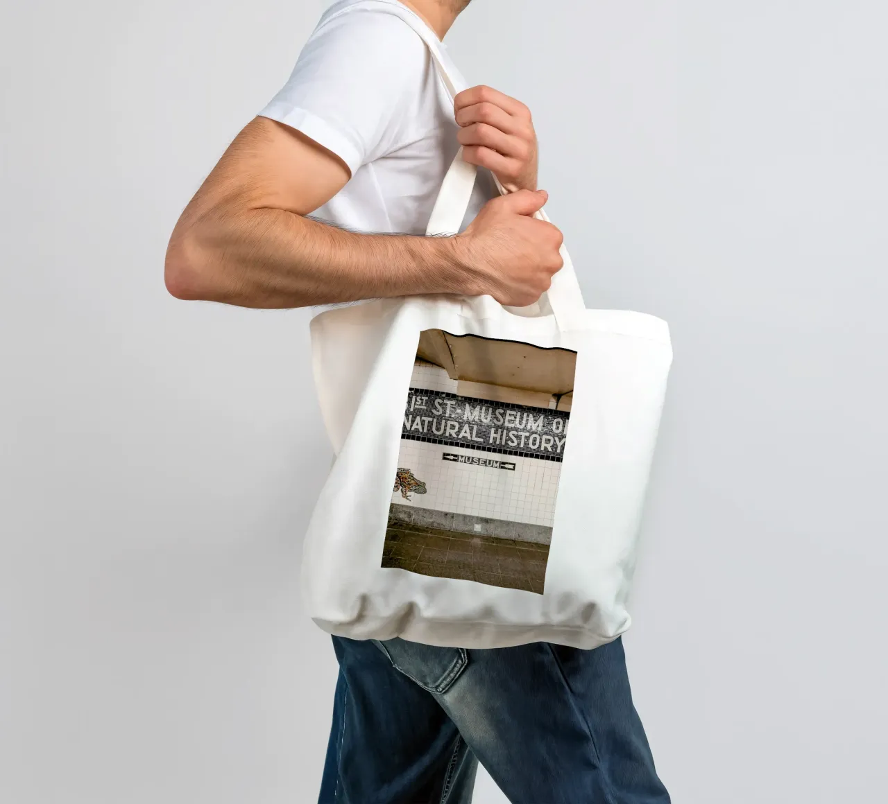 New York no.9 borsa in juta da Froilein Juno