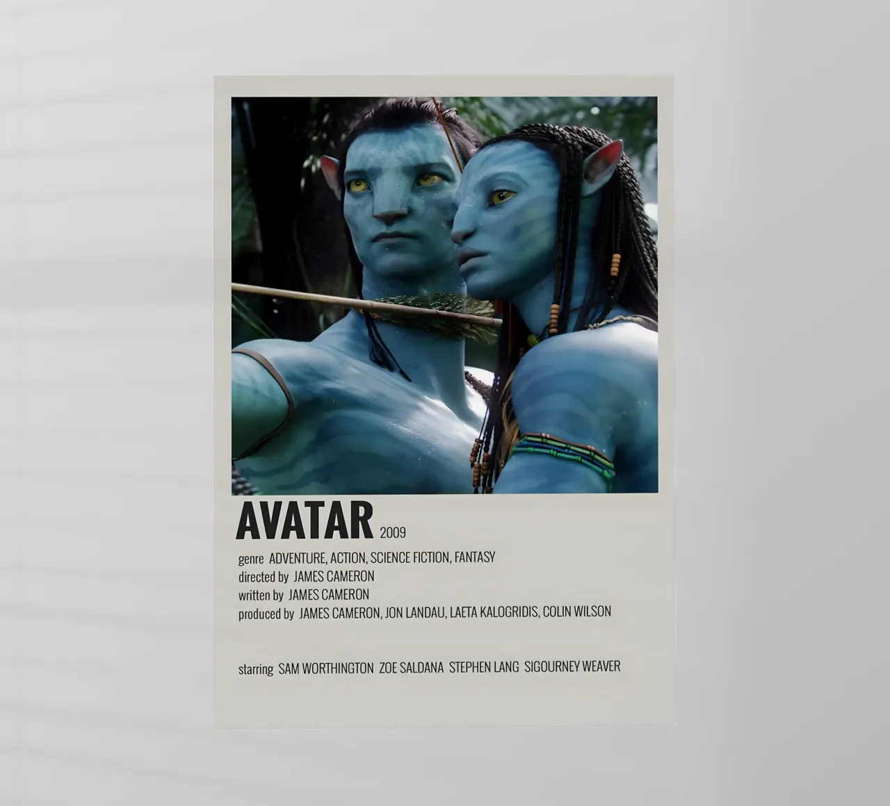 AVATAR 2009 pellicola backlit da MVFminimalist