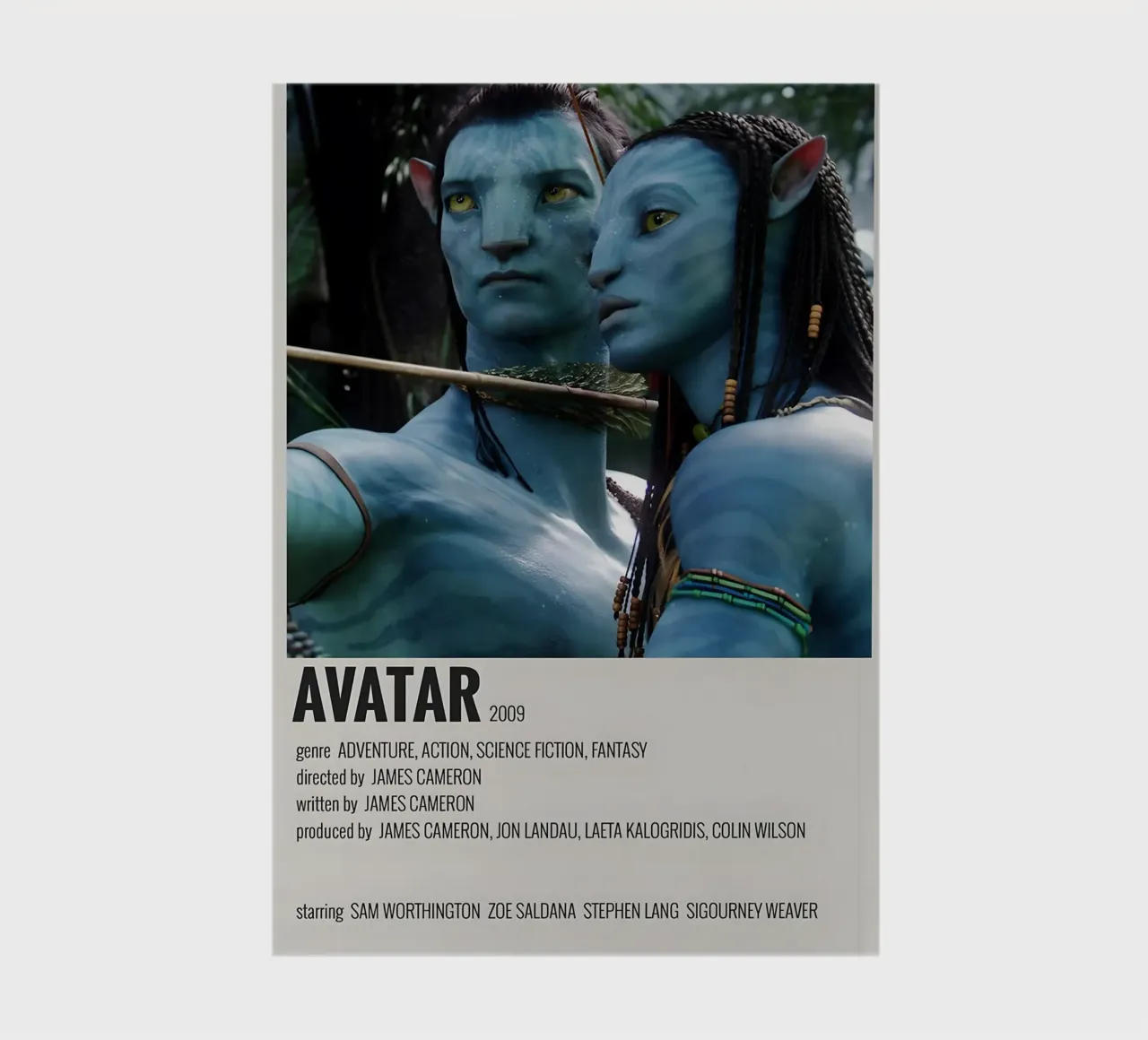 AVATAR 2009 notebook by MVFminimalist