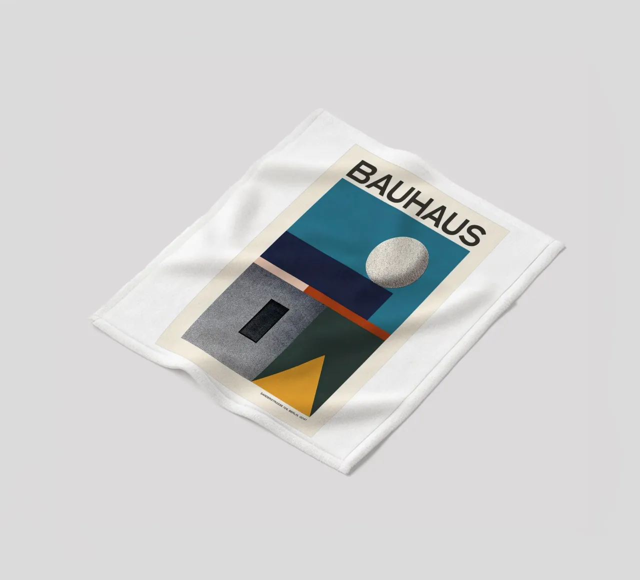 Bauhaus fleece blanket by Brooke