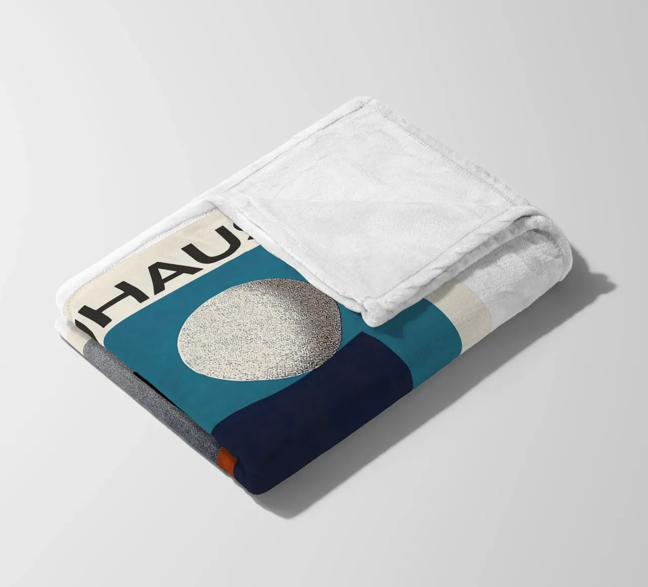 Bauhaus fleece blanket by Brooke