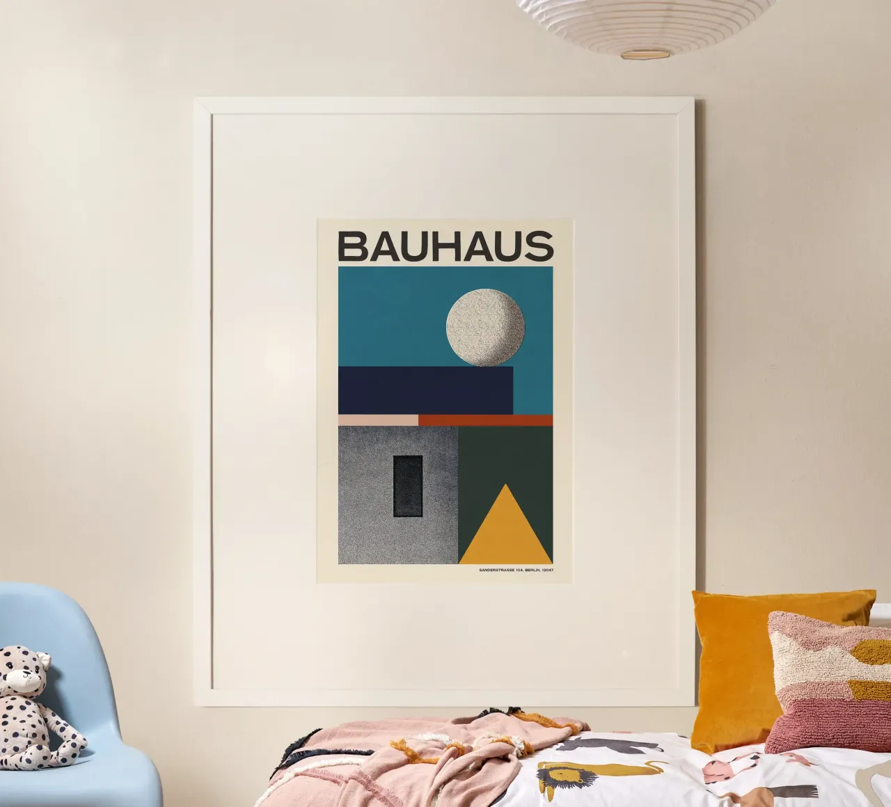 Bauhaus poster con telaio in alluminio da Brooke