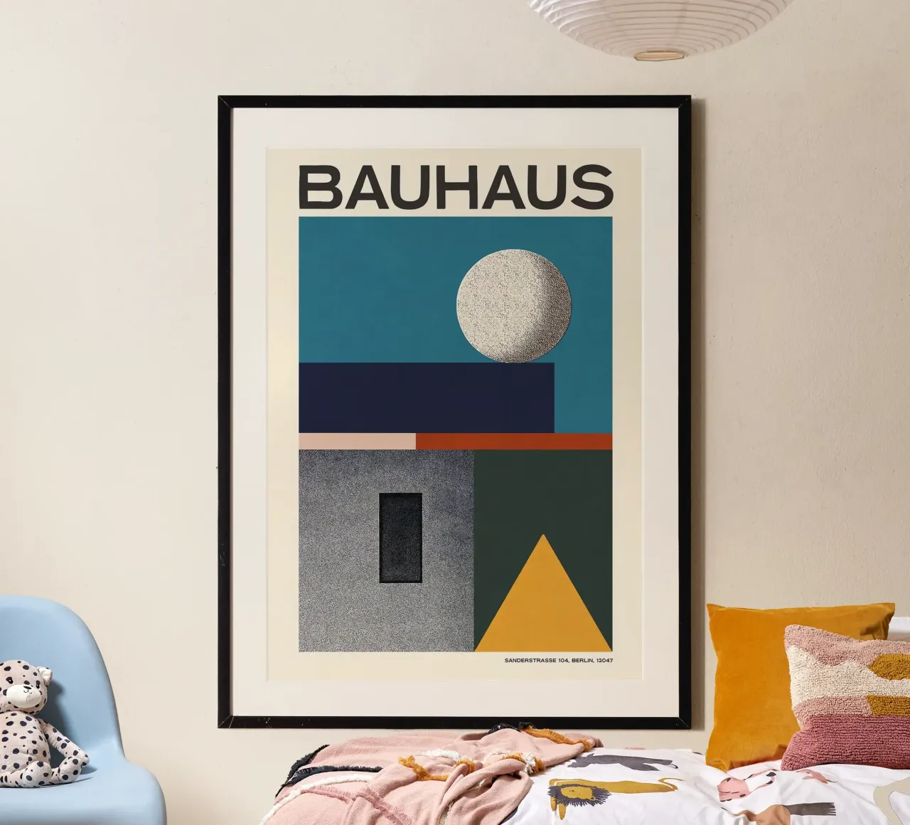 Bauhaus poster con telaio in alluminio da Brooke