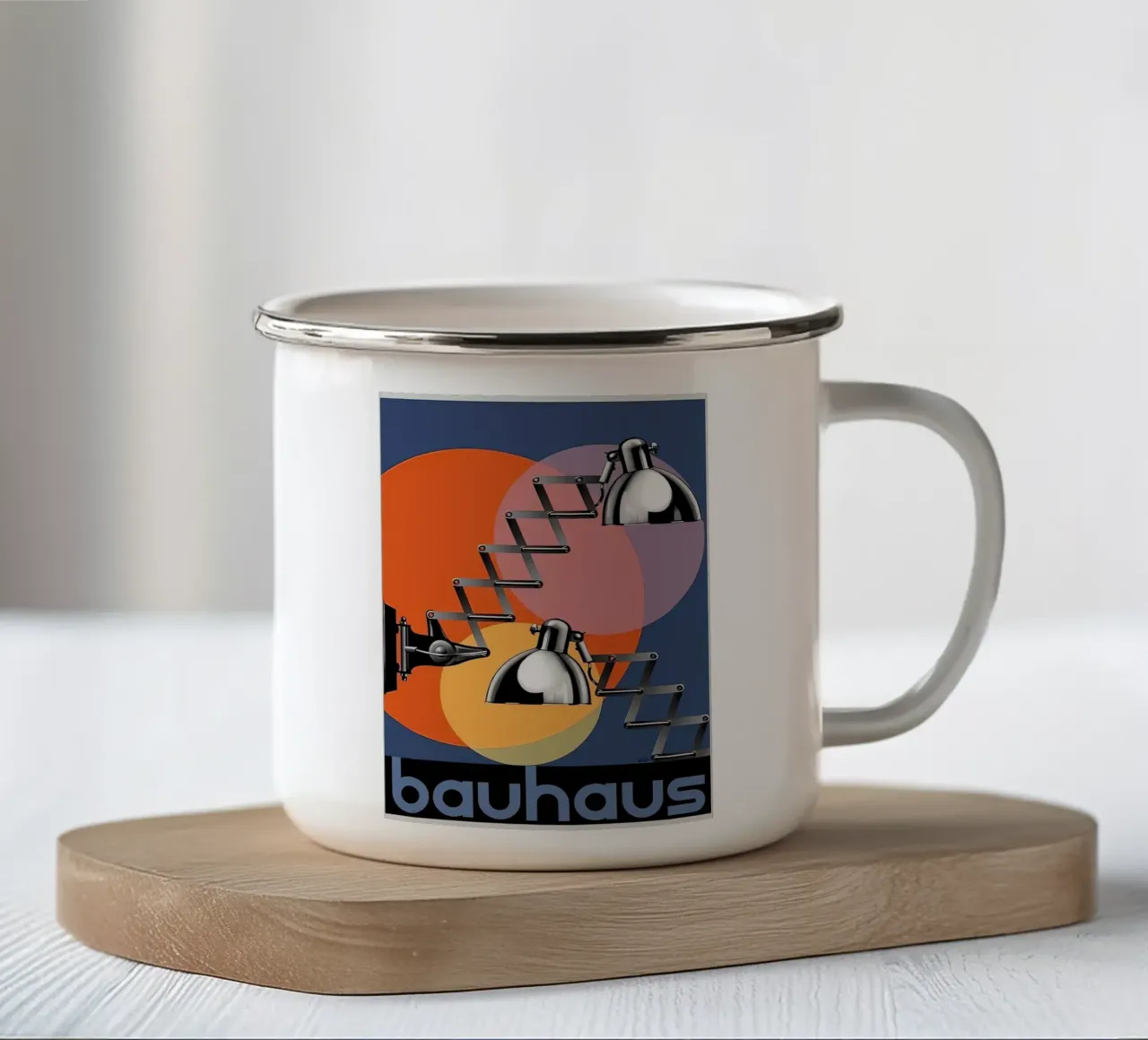 Bauhaus tazza in smalto da Brooke