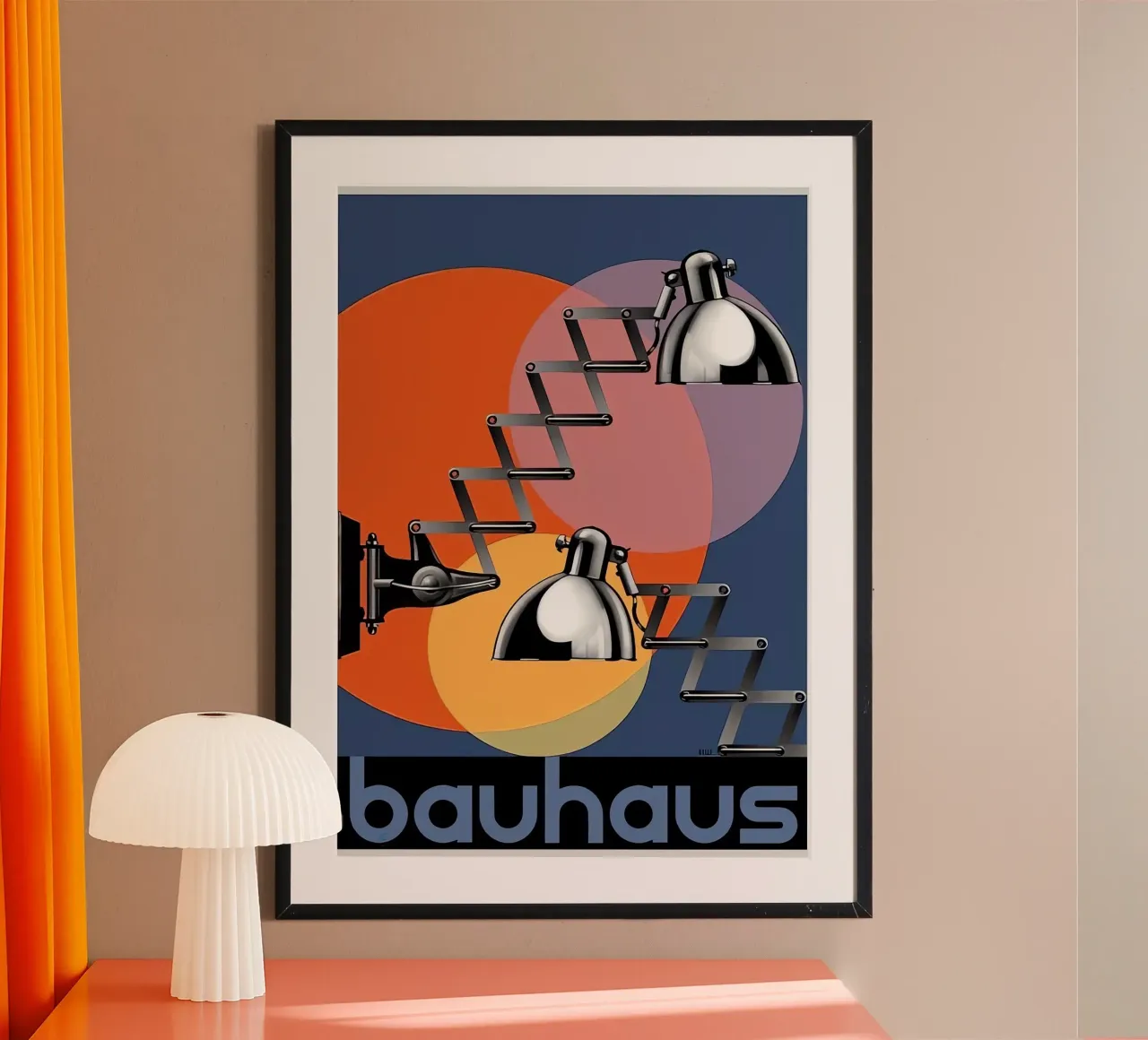 Bauhaus poster con telaio in plastica da Brooke