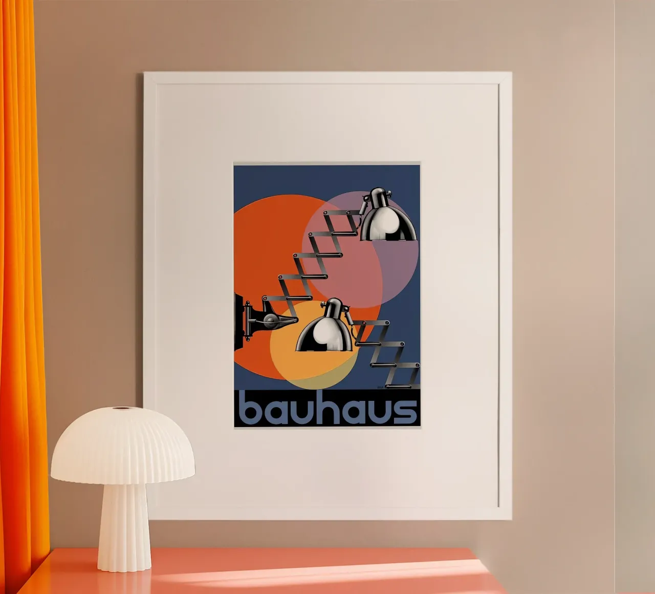 Bauhaus poster con telaio in plastica da Brooke