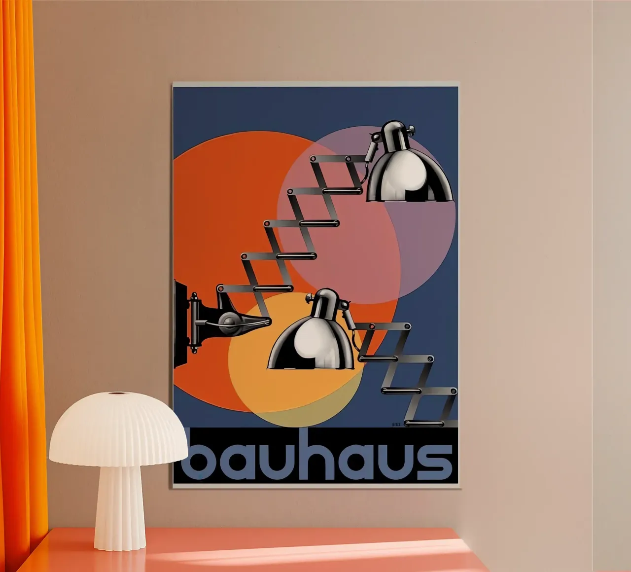 Bauhaus poster con telaio in plastica da Brooke