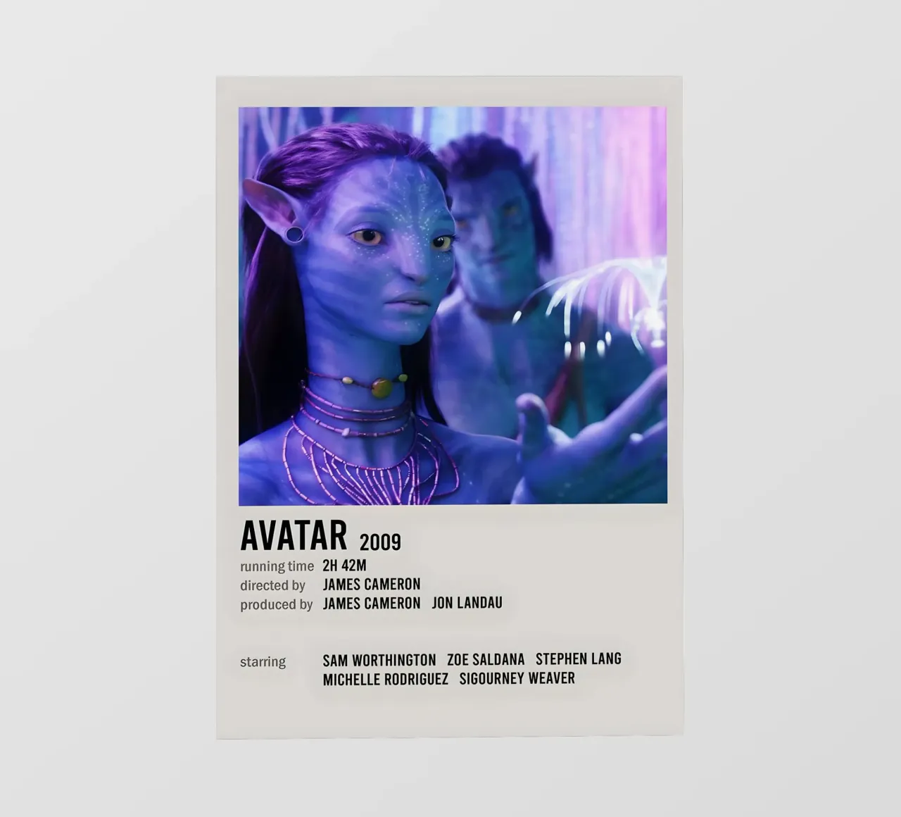 AVATAR 2009 pellicola backlit da MVFminimalist