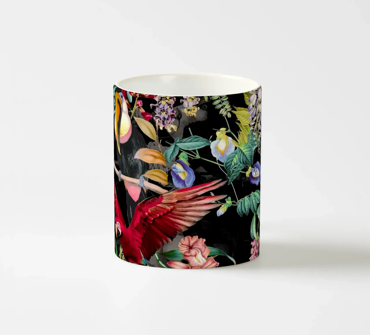 Floral and Birds IX tazza in ceramica da burcukorkmazyurek