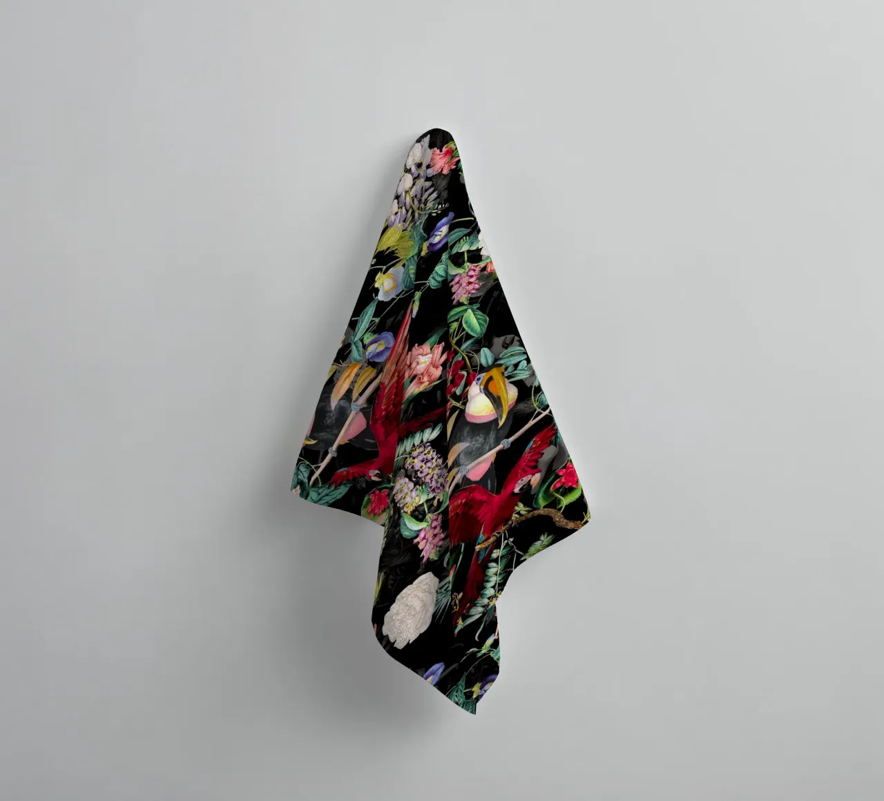 Floral and Birds IX asciugamano da bagno da burcukorkmazyurek